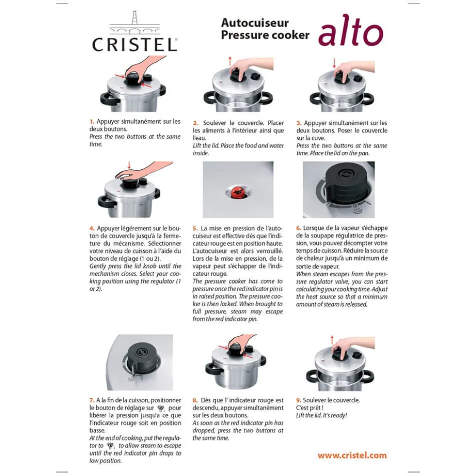Autocuiseur Alto 6L - CRISTEL