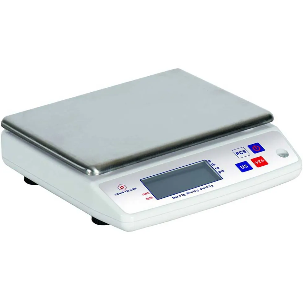 Balance électronique professionnelle 5 kg - LOUIS TELLIER