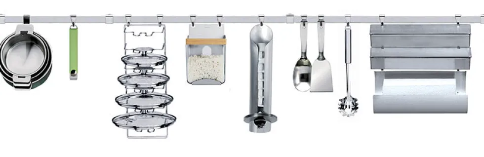 Barre de crédence inox brossé - CRISTEL