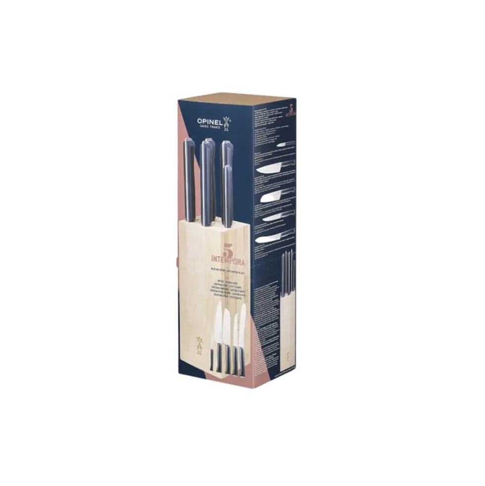 Bloc 5 Couteaux Intempora - OPINEL