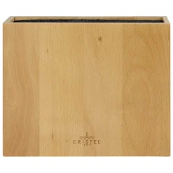 Bloc Couteaux Rectangulaire - Hêtre massif - CRISTEL