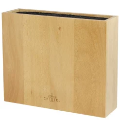 Bloc Couteaux Rectangulaire - Hêtre massif - CRISTEL