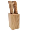 Bloc de Table 6 couteaux Epure Olivier - Au Sabot