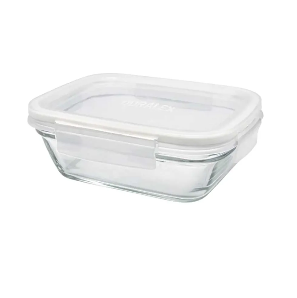 Boite Conservation Rectangulaire Couvercle Blanc Freshbox - DURALEX
