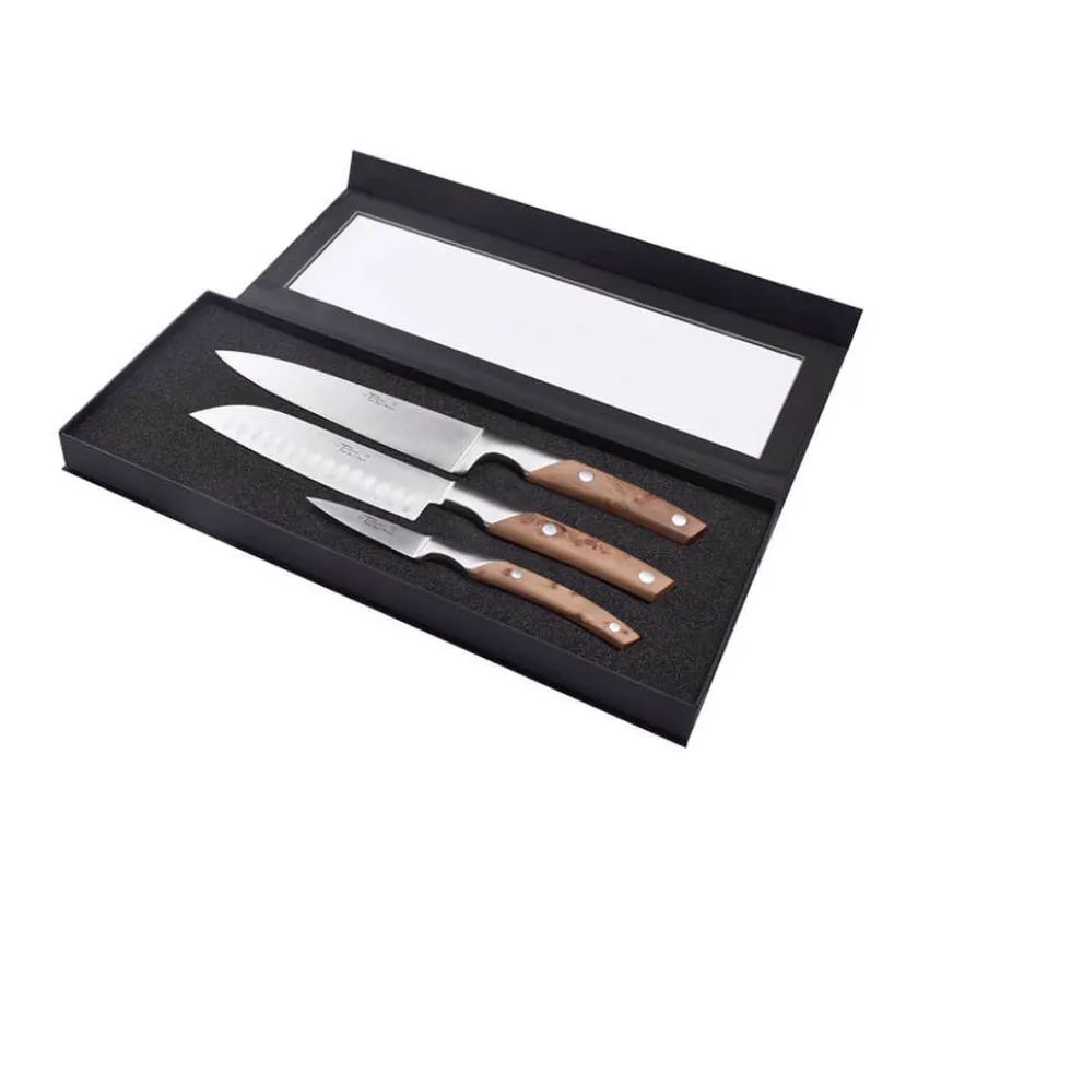 Boite 3 couteaux de cuisine Le Thiers - GOYON-CHAZEAU