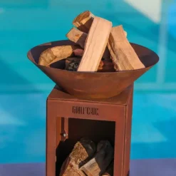 Bol à feu Cévenol Rond Acier CORTEN - GRILL CHIC