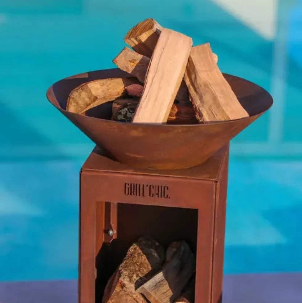 Bol à feu Cévenol Rond Acier CORTEN - GRILL CHIC