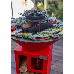 Brasero Classique 103 x 90 cm ALU Double cuve - GRILL CHIC