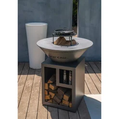 Brasero Classique 83 x 90 cm ALU Double Cuve - GRILL CHIC