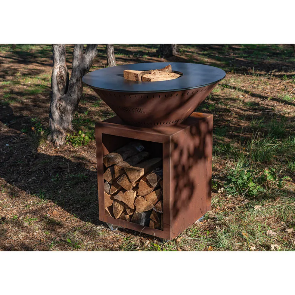 Brasero Classique 83 x 90cm CORTEN Simple Cuve - GRILL CHIC