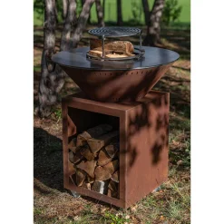 Brasero Classique 83 x 90cm CORTEN Simple Cuve - GRILL CHIC
