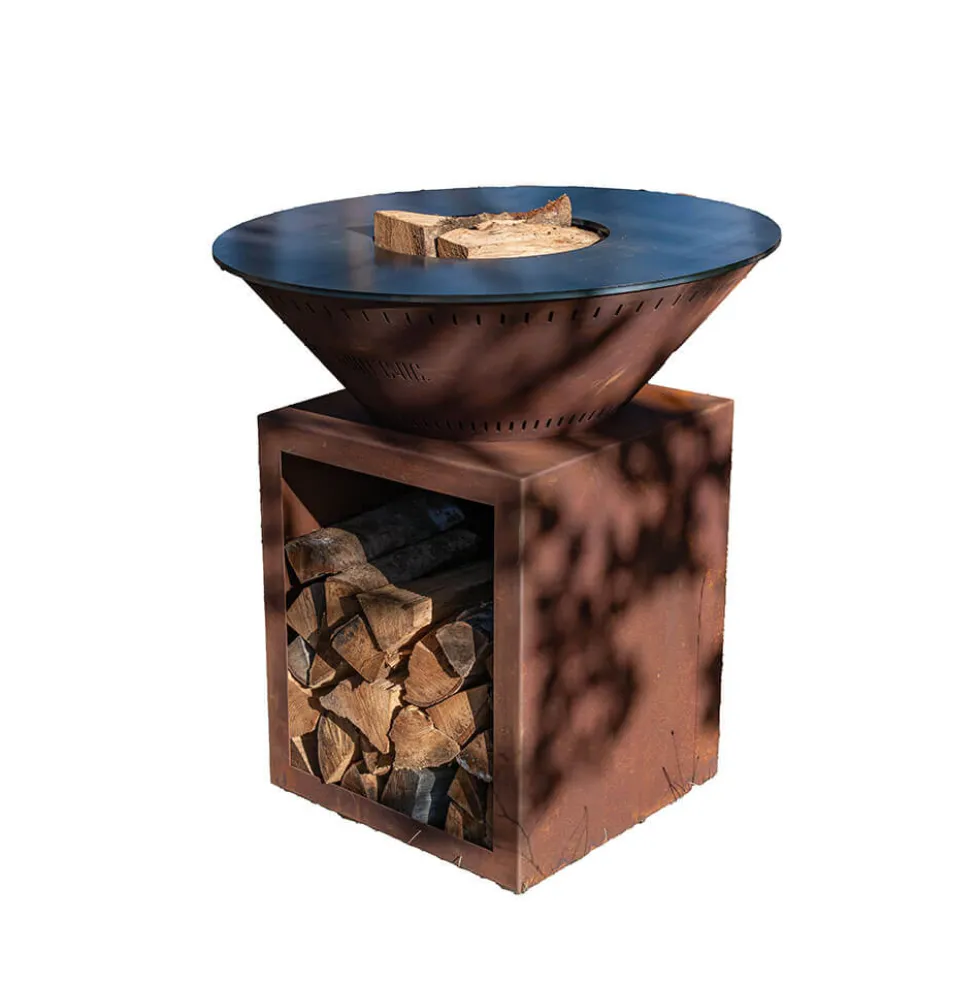 Brasero Classique 83 x 90cm CORTEN Simple Cuve - GRILL CHIC