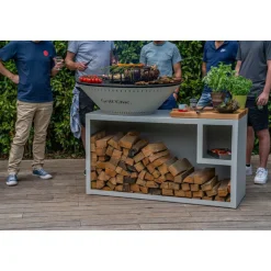 Brasero Traditionnel 100 x 90 cm ALU avec Grille OFFERTE - GRILL CHIC