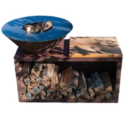 Brasero Traditionnel 80 x 90 cm CORTEN Simple Cuve - GRILL CHIC