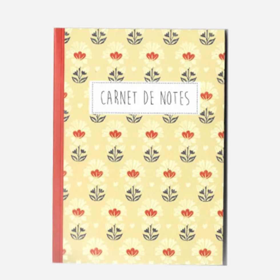 Carnet de notes jaune - PASCALE EDITIONS