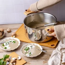 Casserole inox Casteline poignée amovible - CRISTEL