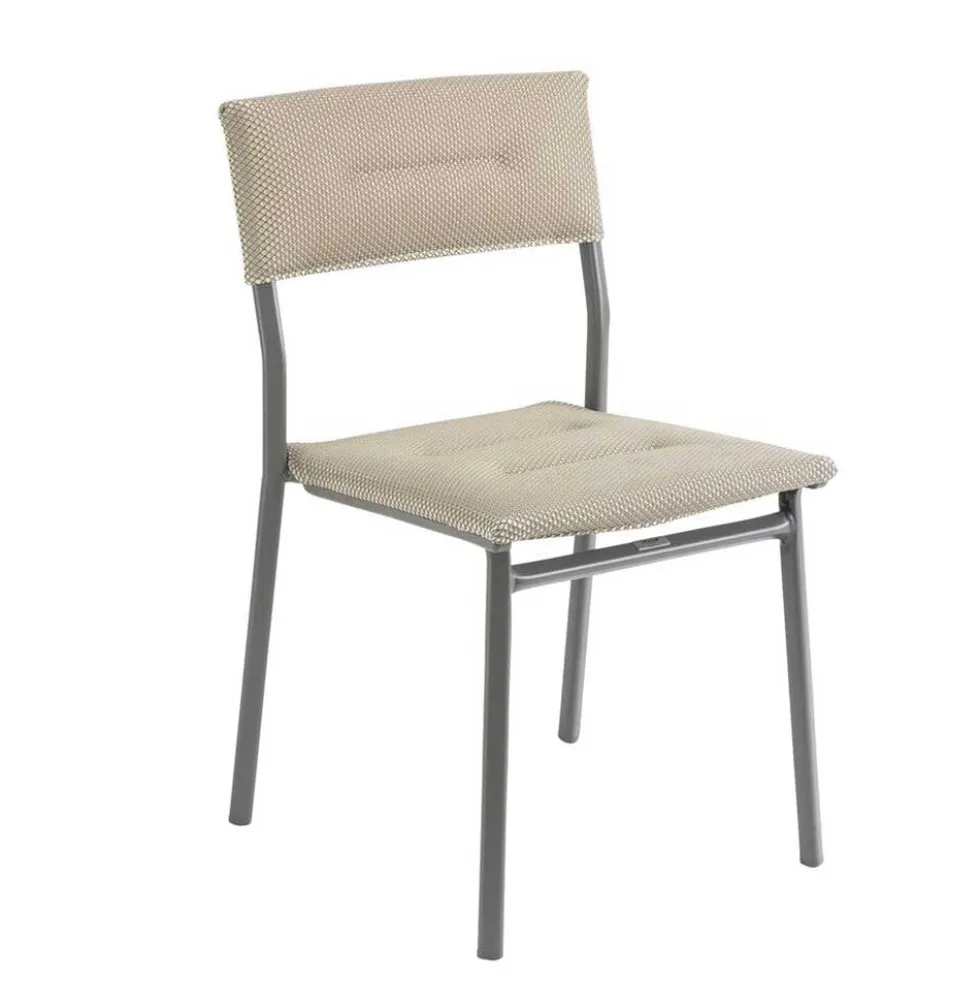 Chaise de jardin Oron toile BeComfort - LAFUMA