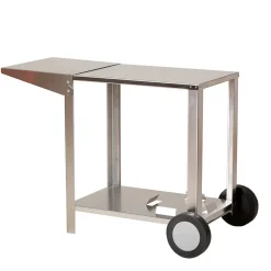 Chariot inox pour plancha 2 feux - PLANCHA TONIO