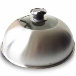 Cloche Inox thermomètre diamètre 33 cm - LE MARQUIER