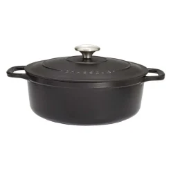 Cocotte Fonte Ovale Noire Le Chasseur Invicta