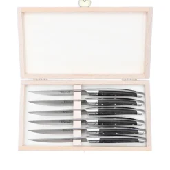 Coffret 6 Couteaux Le Thiers Avantage avec Manche Paperstone Mocha - GOYON-CHAZEAU