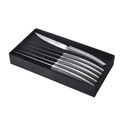 Coffret 6 Couteaux Le Thiers Pirou Brasserie Gris - GOYON-CHAZEAU