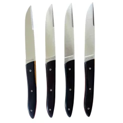 Coffret de 4 Couteaux de table UBAC - ébène de Mozambique - PERCEVAL