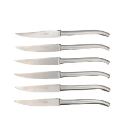 Coffret de 6 couteaux Laguiole Acier mat - Au Sabot