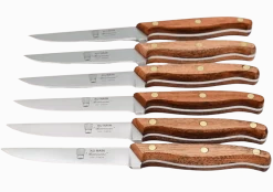 Coffret de 6 couteaux à Steak Bistronome Manche Palissandre - Au Nain