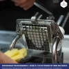 Coupe-Frites Professionnel couteau étamé + poussoir 6 mm - Louis Tellier