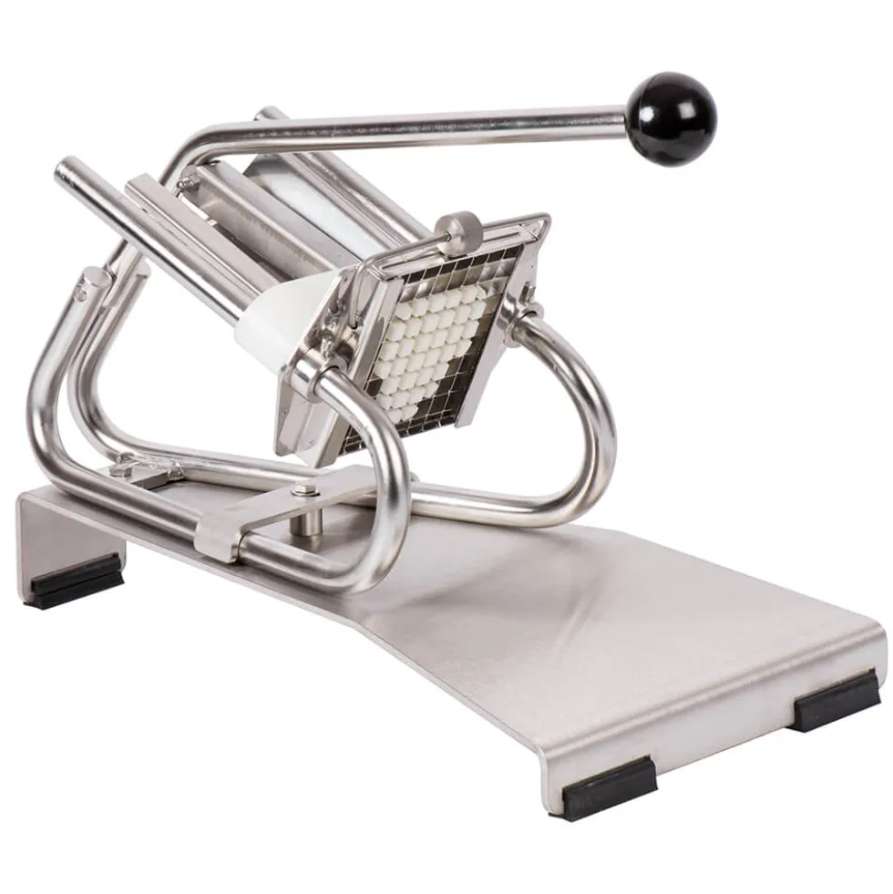 Coupe-Frites Professionnel inox - couteau inox + poussoir 13 mm - Louis Tellier
