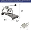 Coupe-Frites Professionnel sur socle epoxy 10 mm - Louis Tellier