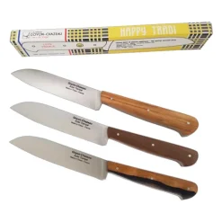 Couteau de Chef HAPPY TRADI Noyer - GOYON-CHAZEAU