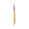 Couteau d'Office Bec d'oiseau Lame Carbone Manche Bois - Au Sabot
