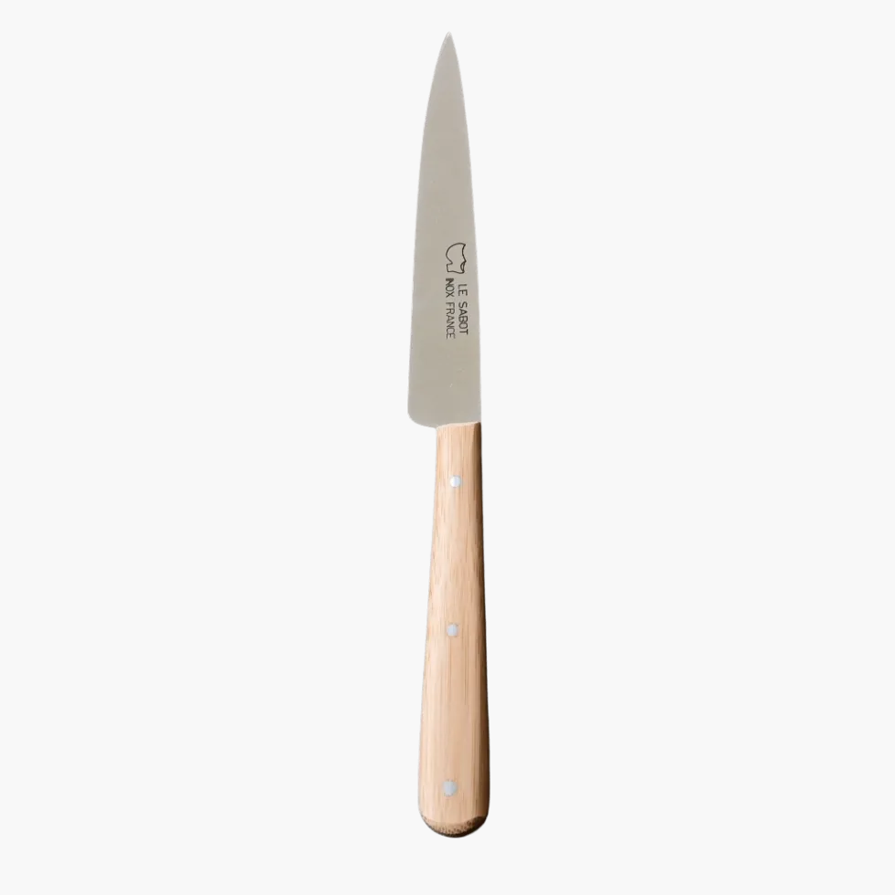 Couteau d'Office Manche en Bambou - Au Sabot