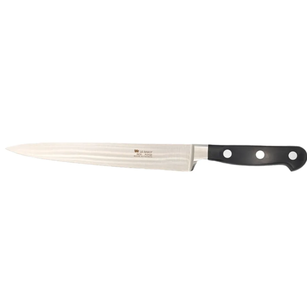 Couteau Filet de Sole Forgé Noir - Au Sabot
