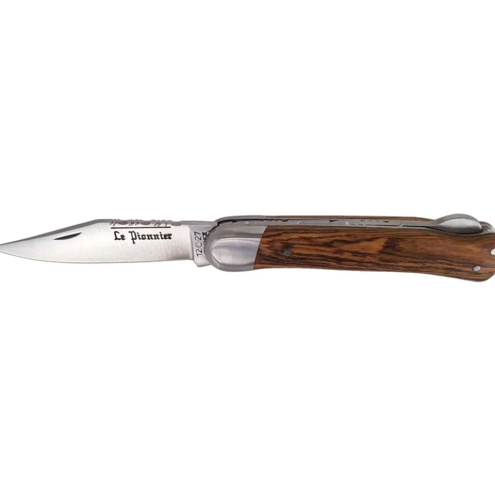 Couteau pliant Le Pionnier Chasse Bois Bocote - DOURIS CHASTEL