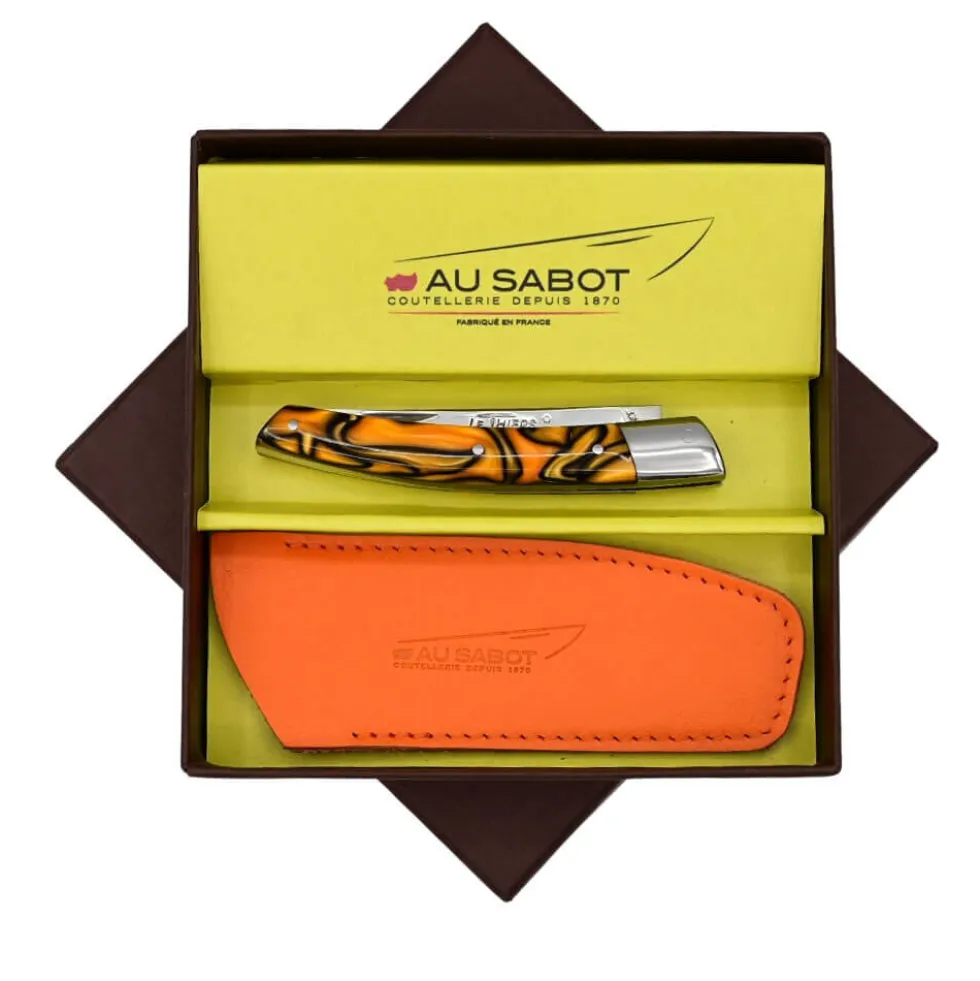 Couteau Pliant Le Thiers avec Etui Orange OFFERT - Au Sabot