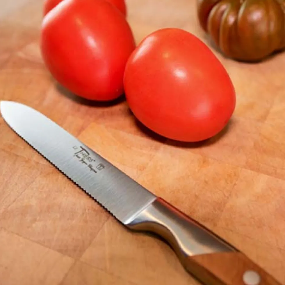 Couteau Tomate à lame crantée 13 cm Le Thiers - GOYON-CHAZEAU