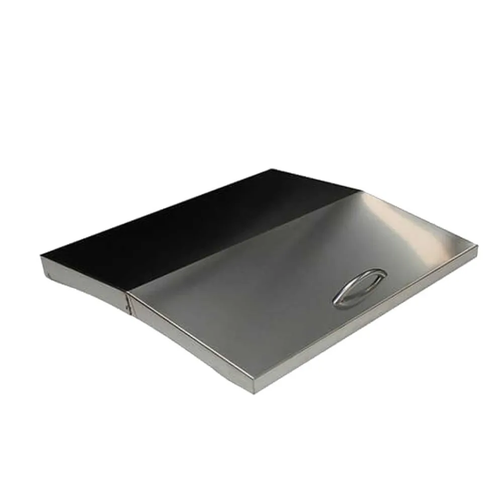 Couvercle en inox pour plancha LAGOA 3 feux - PLANCHA TONIO
