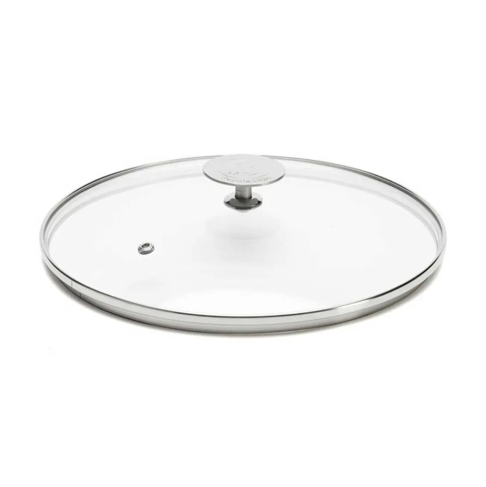 Couvercle en verre avec Pontet inox - DE BUYER