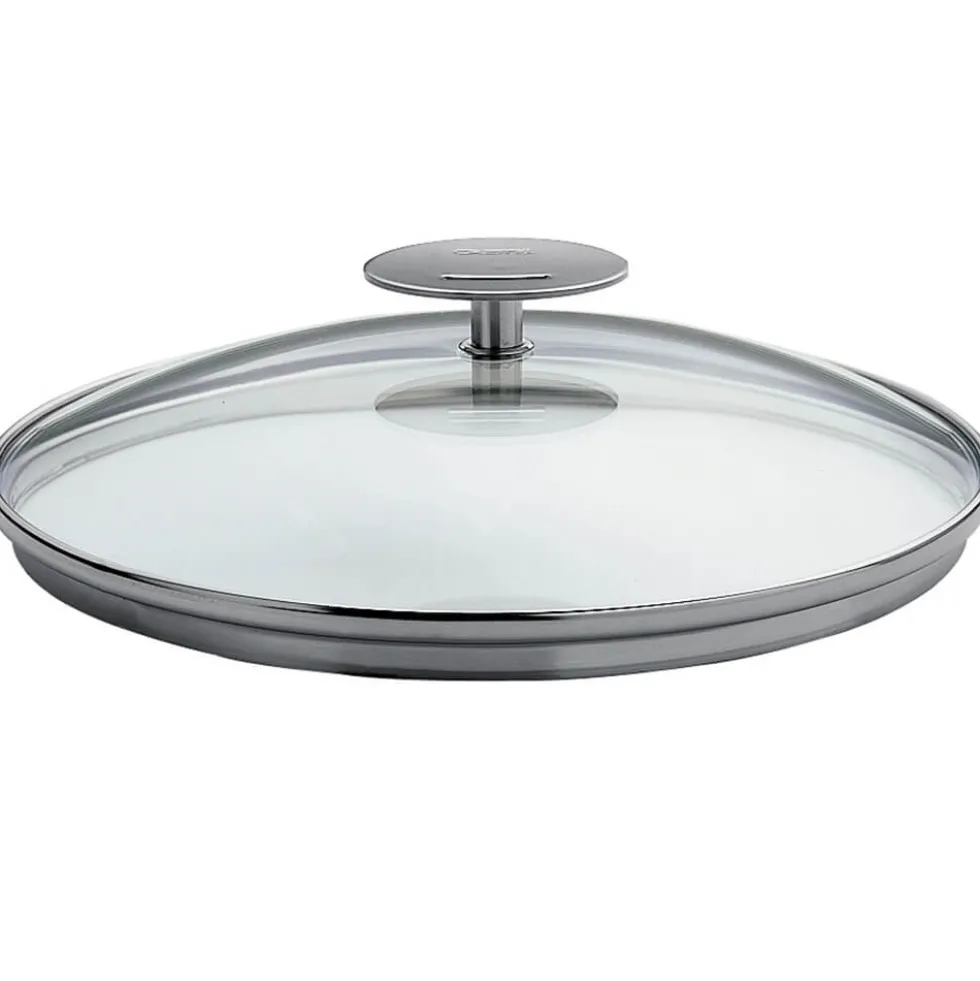 Couvercle en verre bombé Platine - CRISTEL