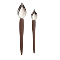 Cuillère Plume inox pour dressage assiette - Daudignac