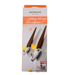 Cuillère Plume inox pour dressage assiette - Daudignac