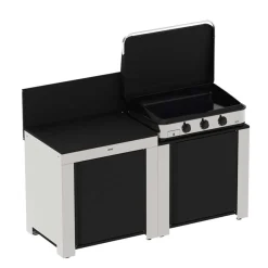 Cuisine 2 Eléments avec plancha Enosign80 - ENO