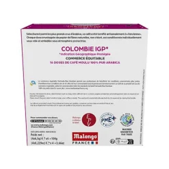 Dosettes café Colombie IGP - Machine EOH - MALONGO