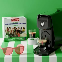 Dosettes de café Les Petits Producteurs- Machine EOH - MALONGO