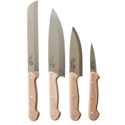 Ensemble 4 couteaux de cuisine Natura - AU NAIN