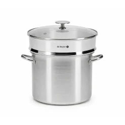 Ensemble Cuit-Vapeur Couscous Inox 24 cm - DE BUYER