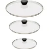 Ensemble de 3 Couvercles en verre bombé Cookway - CRISTEL